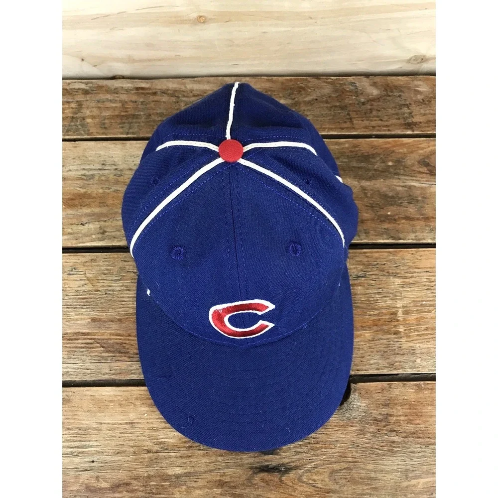 Vintage Chicago Cubs Hat 1957 Repro American Needle Made in USA 7 1/2 Blue